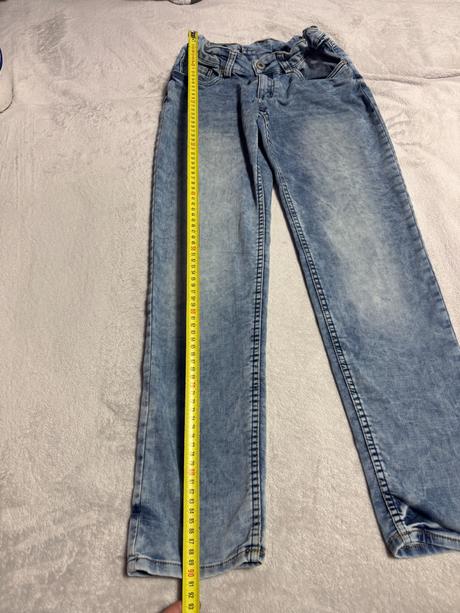 Pohodlné rifle, denim,164