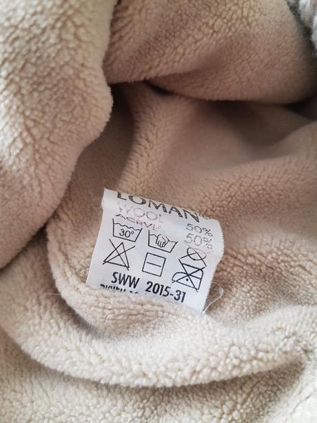 Ciapka zimna v super stave podsita flisom, 128