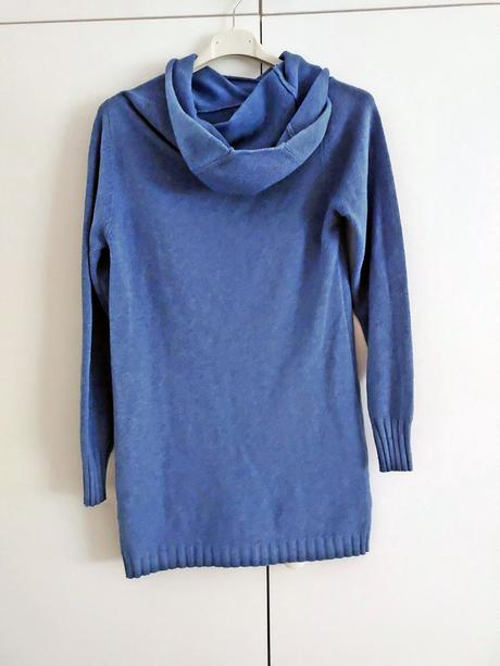 Predlzeny pulover s kapucnou, s