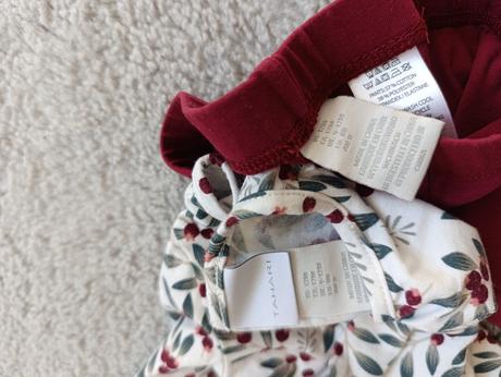 Jesenný kabátik, tričko a legíny 80 (9-12m), 80