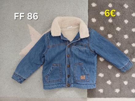 Zateplena riflova bunda 86, f&f,86