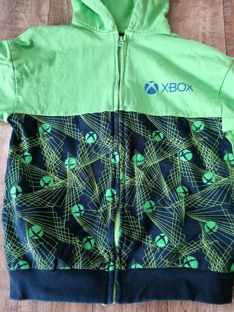 Zelená mikina xbox, pepco,140