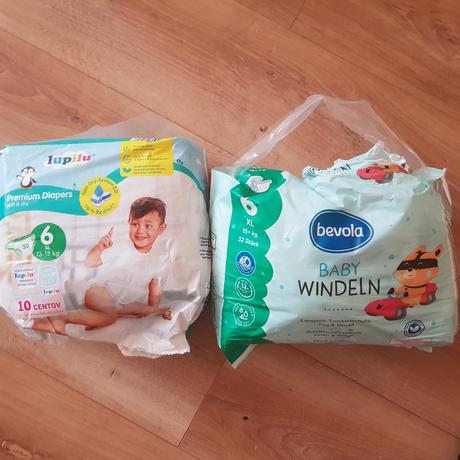 Plienky 6, 15kg +, lupilu a bevola/tesco, lupilu,9 kg - 20 kg