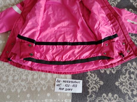 Dievčenské zimné vetrovky zn.nordblanc veľ.122-128, 122
