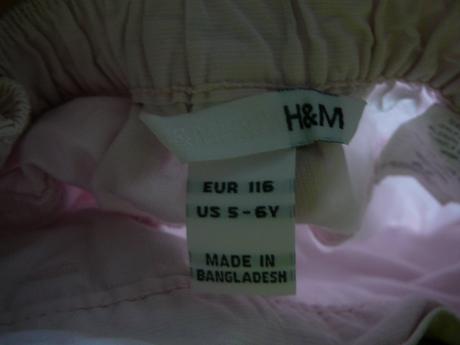 Dievcenske kratasy-sukna, h&m,116