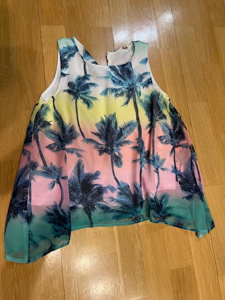 Šifónový topík, h&m,152