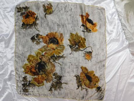 Kvalitná luxusna hodvabna elegantná šatka, l