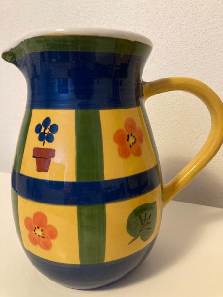 Retro set džbán s vázou, 