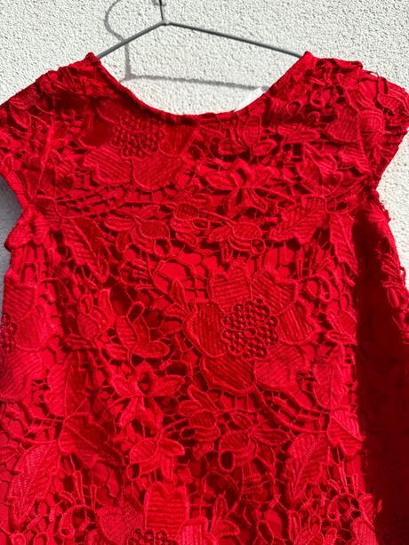 Čipkované šaty, h&m,128