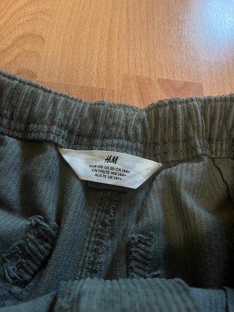 Cargo nohavice, h&m,170