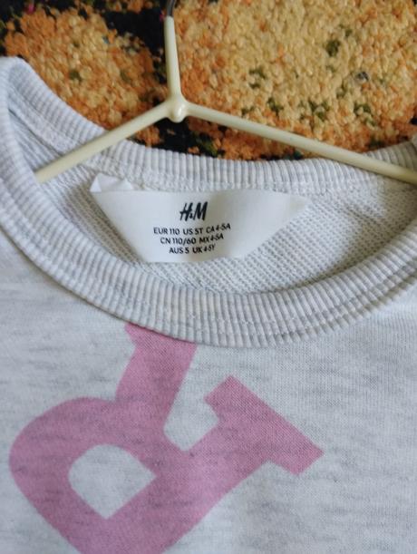 Mikina pre dievčatá, h&m,104