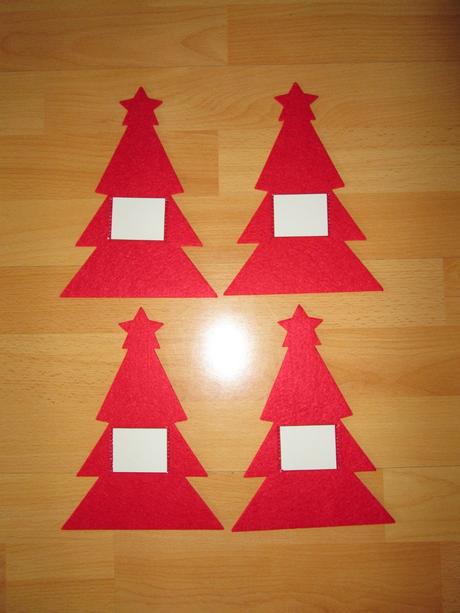 Podložky pod príbor s menovkou, 