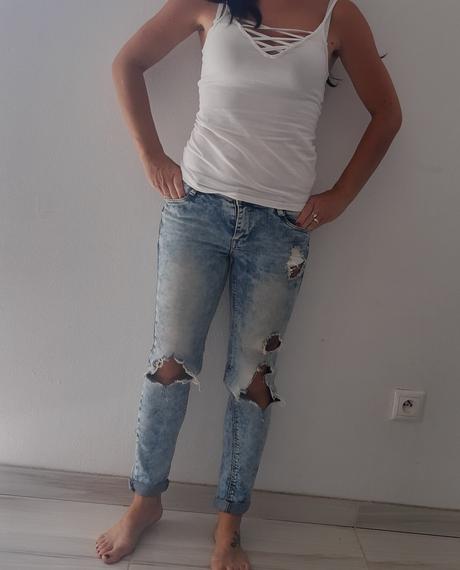 Dámske rifle cropp, xs