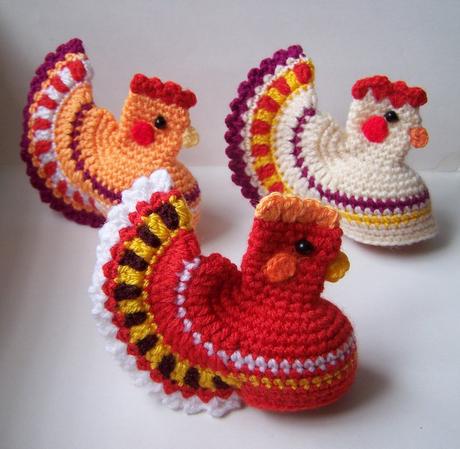 Veľkonočné sliepočky - obaly na vajíčka, 