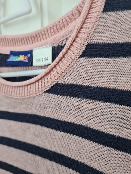 Dievčenské pletené šaty veľ.98/104, lupilu,104