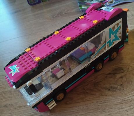 Lego friends pop star bus, 