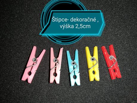 Štipce malé dekoračné, 