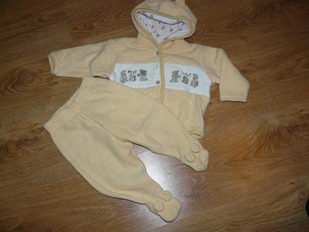 Žltý kompletík , h&m,68