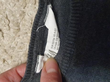 Svetrik 110/116, h&m,116