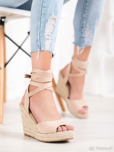 Sandále na viazanie v.37, 37