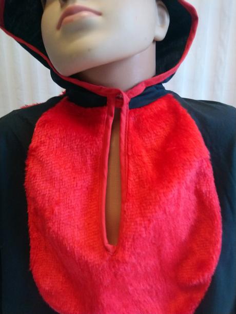 Kostým lienka s krídlami, konfetti, 2-4 r, 92-104, 