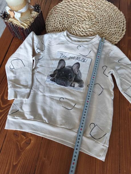 Mikinka ovs 116-122 bezova, ovs,116