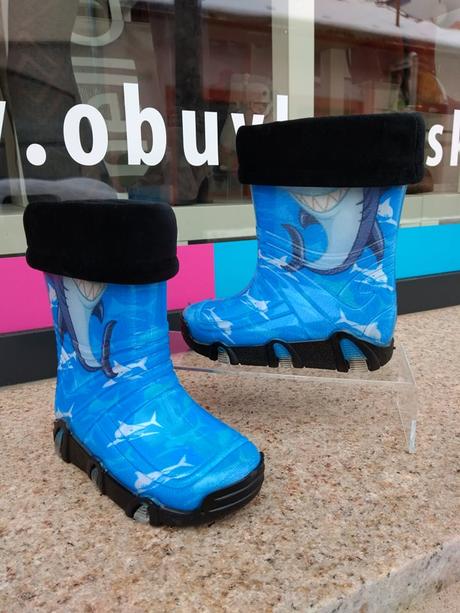 Chlapčenské vyteplené gumáky 20500012 b, 35 / 36