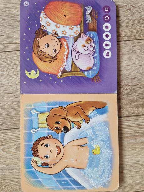 Denne činnosti, albi kniha. kúzelné čítanie, 