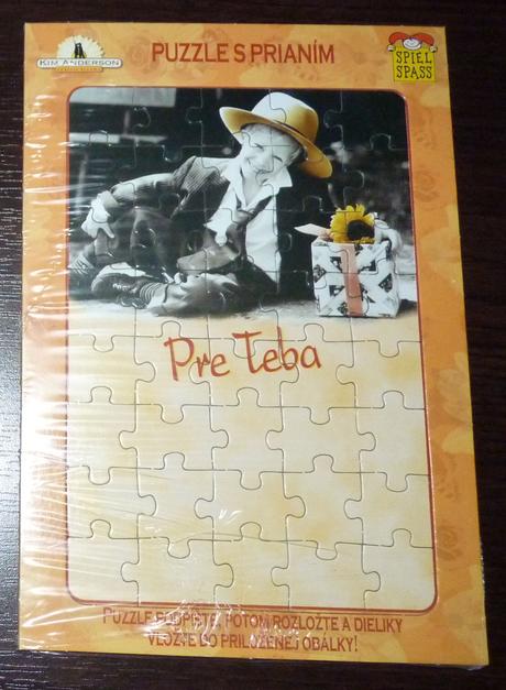 Pohľadnica puzzle pre teba,