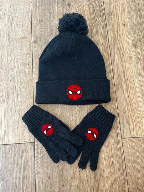 Čiapka + rukavice, h&m,128