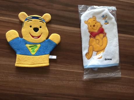 Rukavicky na umyvanie s mackom pooh, 