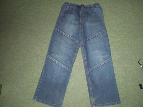 Hrubšie rifle na gumu v pase, katval,122