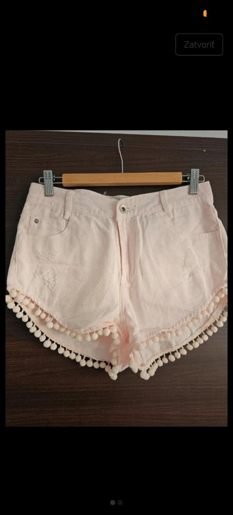 Krásne šortky s, m, s