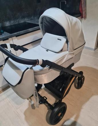 Dvojkombinácia - sivý kočík kunert lazzio premium, kunert,kunert lazzio
