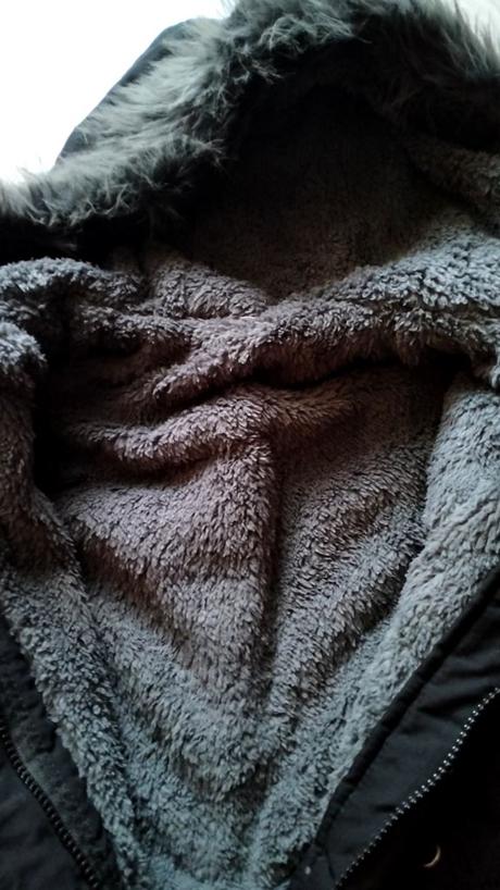 Zimná trištvrťová bunda s kapucňou, v. s/m/l, 38 - s