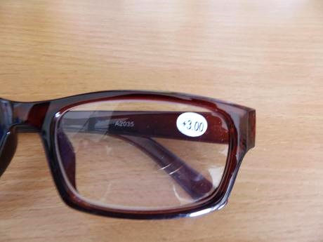Dioptrické okuliare na čítanie č. 3 pre dospel.,