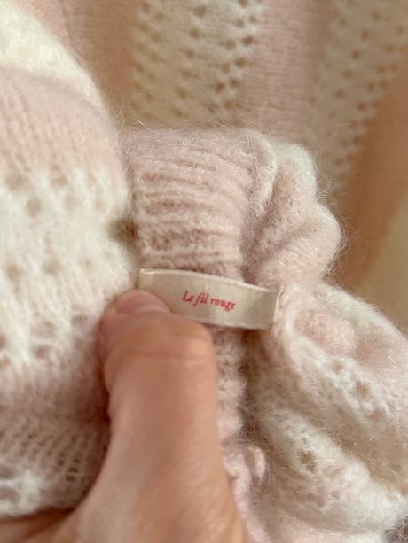 Vlnený sveter ariel francúzskej značky sezane, s