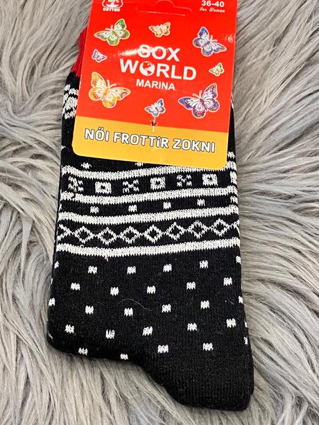 Dámske zimné froté ponožky 3pack (36-40), 36 / 37 / 38 / 39 / 40