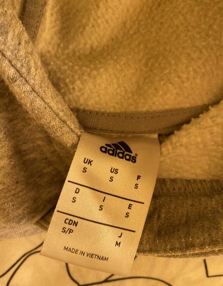 Teplá mikina adidas krátky rukáv v. s, adidas,m