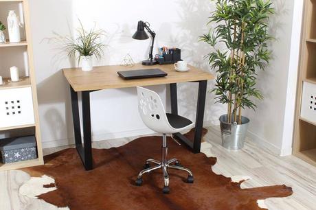 Otočná stolička foot k písaciemu stolu bielosivá,