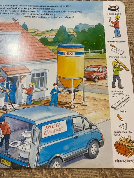 Môj veľký obrázkový slovník - staviame dom, 