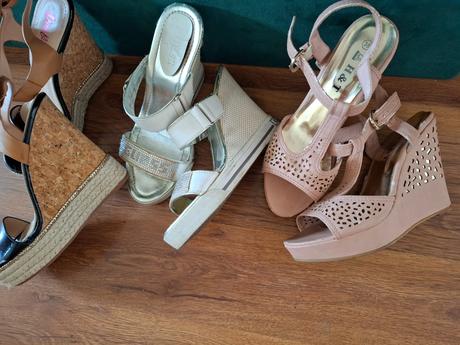 Sandálky na platforme 37+38, 37
