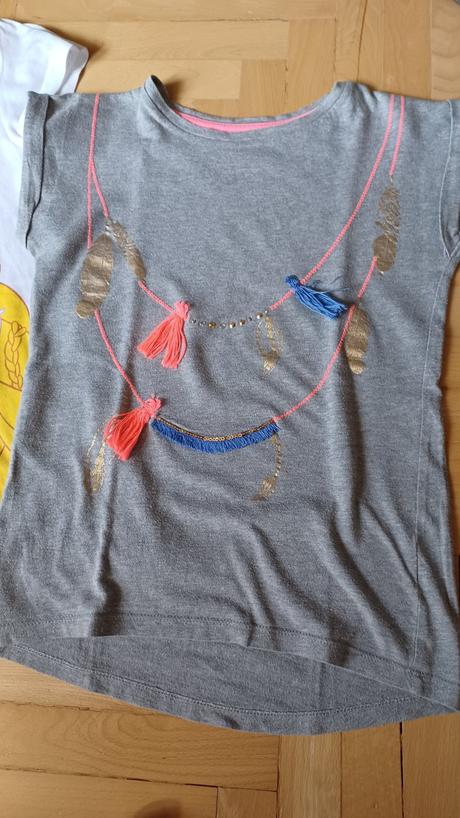 Tričká 4 ks, veľ. 128, 128