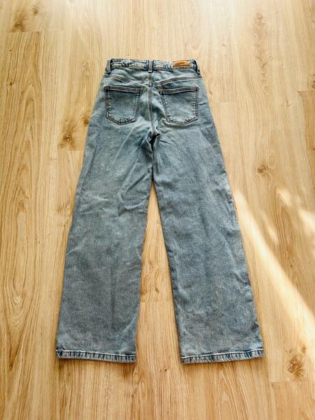 Štýlové bavlnené široké rifle značky c&a, c&a,152