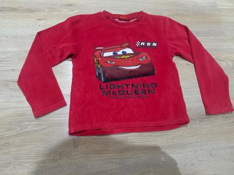 Velurova mikina auto cars116, disney,116