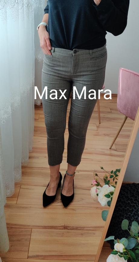 Nohavice max mara vlnené 7/8 dĺžka, m
