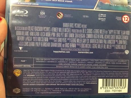 Blu-ray happy feet 2, 