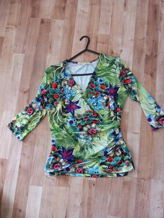 Dámsky topik s 3/4 rukávom,elasticky, xl