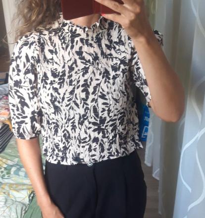 Crop blúzka, h&m,m