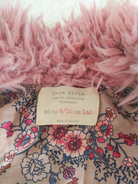 Kožušinová vestička zn. zara, zara,140